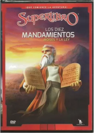 DVD SUPERLIBRO DIEZ MANDAMIENTOS MOISÉS Y LA LEY