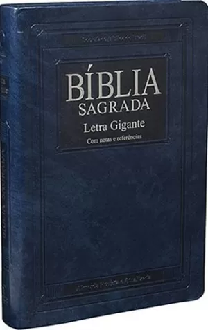 BÍBLIA SAGRADA 065 L GIGANTE AZUL ÍNDICE DIGITAL PORTUGUÉS