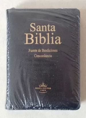 BIBLIA RVR60 046 FB BOLSILLO NEGRO CREMALLERA