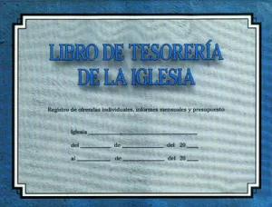 LIBRO TESORERIA DE LA IGLESIA