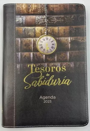AGENDA 2023 RELOJ TESOROS DE SABIDURÍA CREMALLERA
