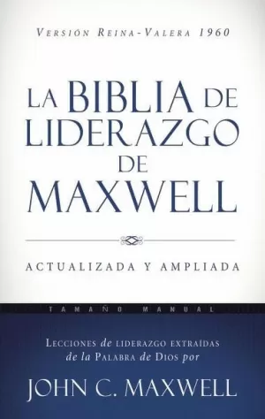 BIBLIA RVR60 LIDERAZGO MAXWELL MANUAL TAPA DURA