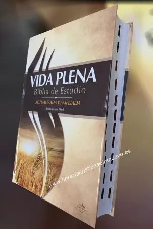 BIBLIA RVR60 ESTUDIO VIDA PLENA REVISADA TAPA DURA ÍNDICE