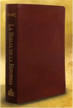 BIBLIA RVC DE ESTUDIO DE LA REFORMA PIEL ROJIZO