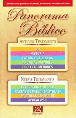 PANORAMA BÍBLICO A Y N TESTAMENTO FOLLETO B&H