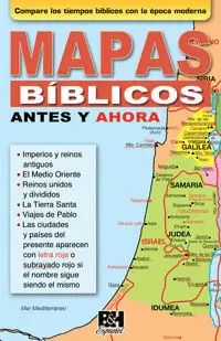 MAPAS BÍBLICOS ANTES Y AHORA  FOLLETO B&H