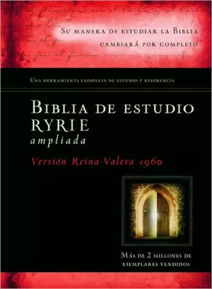 BIBLIA RVR60 ESTUDIO RYRIE AMPLIADA TAPA DURA