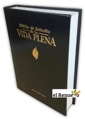 BIBLIA RVR60 ESTUDIO VIDA PLENA TAPA DURA NEGRO