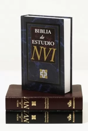 BIBLIA NVI ESTUDIO IMIT PIEL NEGRO