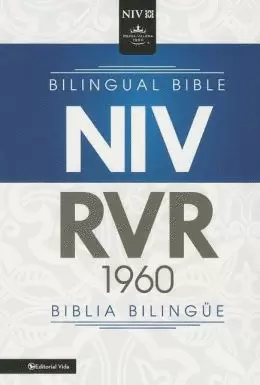 BIBLIA RVR60/NVI BILINGÜE IMIT PIEL NEGRO