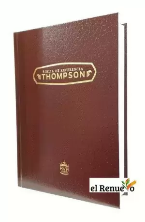 BIBLIA RVR60 REFERENCIA THOMPSON TAPA DURA ROJIZO