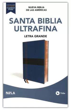 BIBLIA NBLA AMÉRICAS L GRANDE MANUAL ULTRAFINA IMIT PIEL AZUL