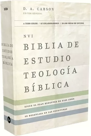 BIBLIA NVI ESTUDIO TEOLOGÍA BÍBLICA  TAPA DURA
