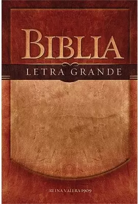 BIBLIA RV1909 LETRA GRANDE RÚSTICA