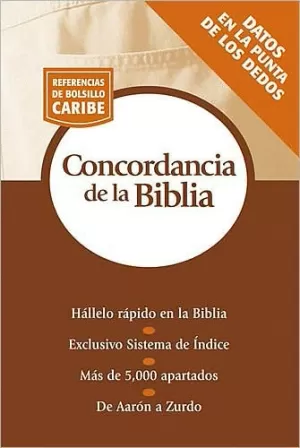 CONCORDANCIA DE LA BIBLIA BOLSILLO