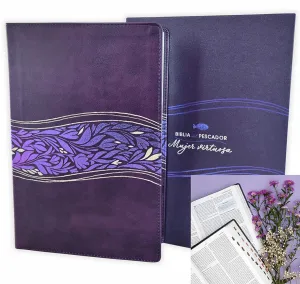 BIBLIA RVR60 DEL PESCADOR L GRANDE MUJER VIRTUOSA FLORAL ÍNDICE