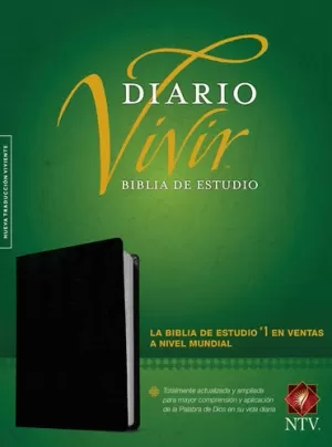 BIBLIA NTV ESTUDIO DIARIO VIVIR IMIT PIEL PIEL NEGRO