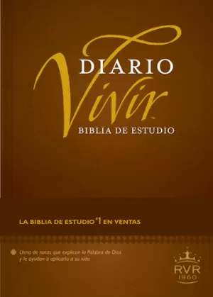 BIBLIA RVR60 ESTUDIO DIARIO VIVIR TAPA DURA