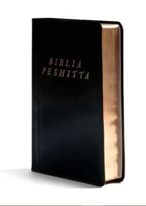 BIBLIA PESHITTA IMIT PIEL NEGRO