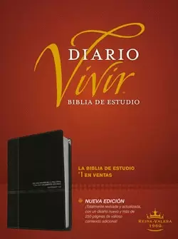 BIBLIA RVR60 ESTUDIO DIARIO VIVIR IMIT PIEL NEGRO N ED