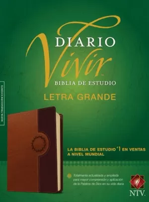 BIBLIA NTV ESTUDIO DIARIO VIVIR L GRANDE IMIT PIEL CAFE ÍNDICE