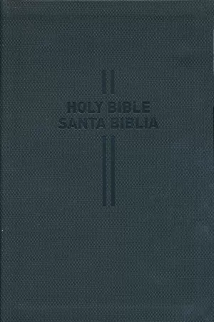 BIBLIA BIBLIA NLT/NTV BILINGÜE IMIT PIEL NEGRO