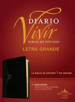 BIBLIA RVR60 ESTUDIO DIARIO VIVIR LG NEGRO