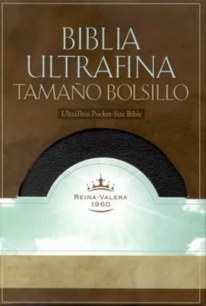 BIBLIA RVR60 ULTRAFINA BOLSILLO PIEL NEGRO ÍNDICE