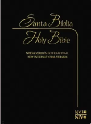 BIBLIA NVI/NIV BILINGÜE NEGRO RUSTICA