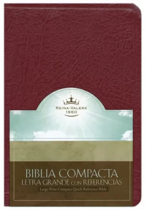 BIBLIA RVR60 LG BOLSILLO REF IMIT PIEL ROJIZO