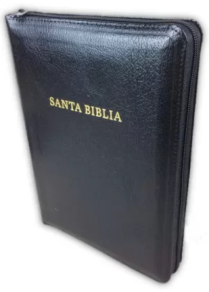 BIBLIA RVR60 L GRANDE MANUAL REF PIEL FAB NEGRO ÍNDICE CREMALLERA