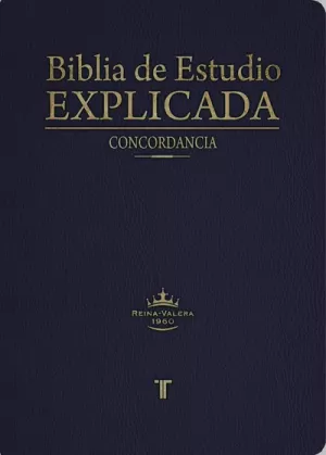 BIBLIA RVR60 ESTUDIO EXPLICADA IMIT PIEL NEGRO