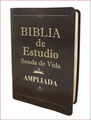 BIBLIA RVR60 ESTUDIO SENDA DE VIDA PIEL FAB MARRÓN