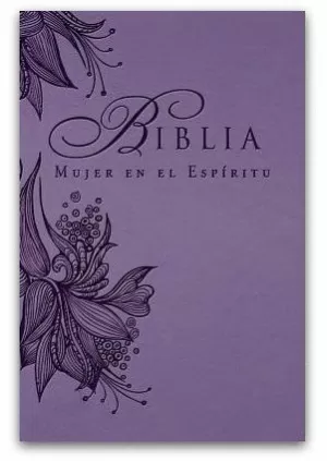 BIBLIA RVR60 MUJER EN EL ESPÍRITU IMIT PIEL MORADO
