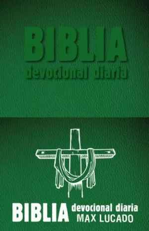 BIBLIA RVR60 DEVOCIONAL DIARIA IMIT PIEL VERDE