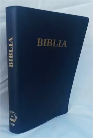 BIBLIA RUMANO 052 PLÁSTICO AZUL