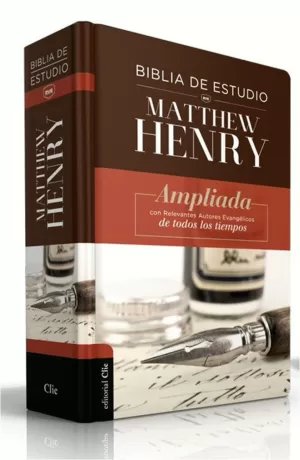 BIBLIA RV REVISADA ESTUDIO MATTHEW HENRY TAPA DURA ÍNDICE
