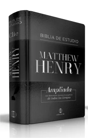 BIBLIA RV REVISADA ESTUDIO MATTHEW HENRY PIEL FAB NEGRO ÍND