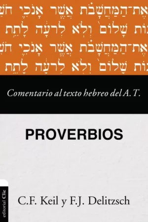 COMENTARIO AL TEXTO HEBREO AT PROVERBIOS