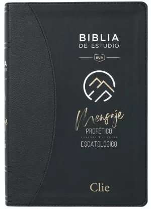 BIBLIA RV REVISADA ESTUDIO MENSAJE PROFÉTICO ESCATOLÓGICO NEGRO