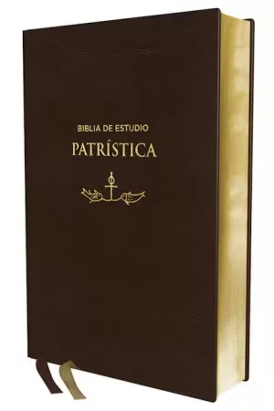 BIBLIA ESTUDIO RVR PATRÍSTICA IMIT PIEL MARRÓN