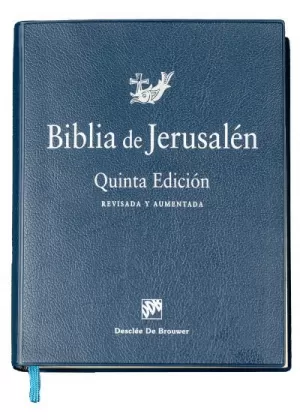 BIBLIA DE JERUSALEN 5ª ED MANUAL AZUL VINILO ÍNDICE