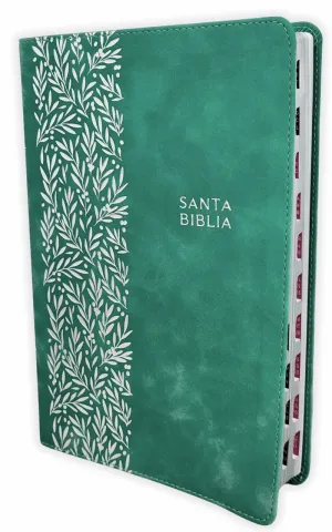 BIBLIA RVR60 L GIGANTE IMIT PIEL VERDE ESMERALDA ÍNDICE
