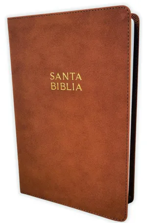BIBLIA RVR60 L GIGANTE IMIT PIEL CAFÉ MADERA
